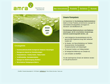 Tablet Screenshot of amra-bio.de
